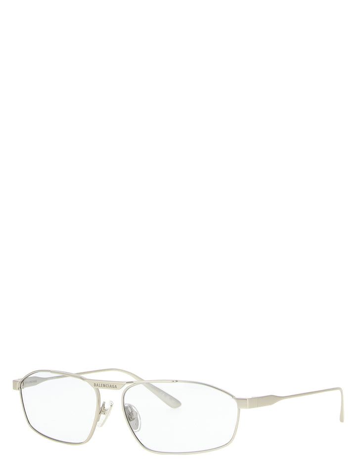 Balenciaga Tag 3.0 Sunglasses - Silver | 398109b624aef6aef9418b7f8250fa2db4956fb8