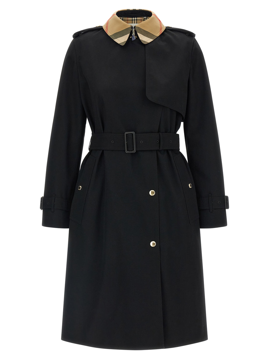 Burberry Sandridge Coats and Trench Coats - Black | e4748854158da740e47b42e271aab87f95a6bc96