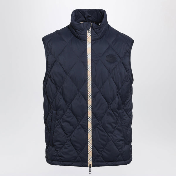 Acresford Navy Quilted Nylon Gilet