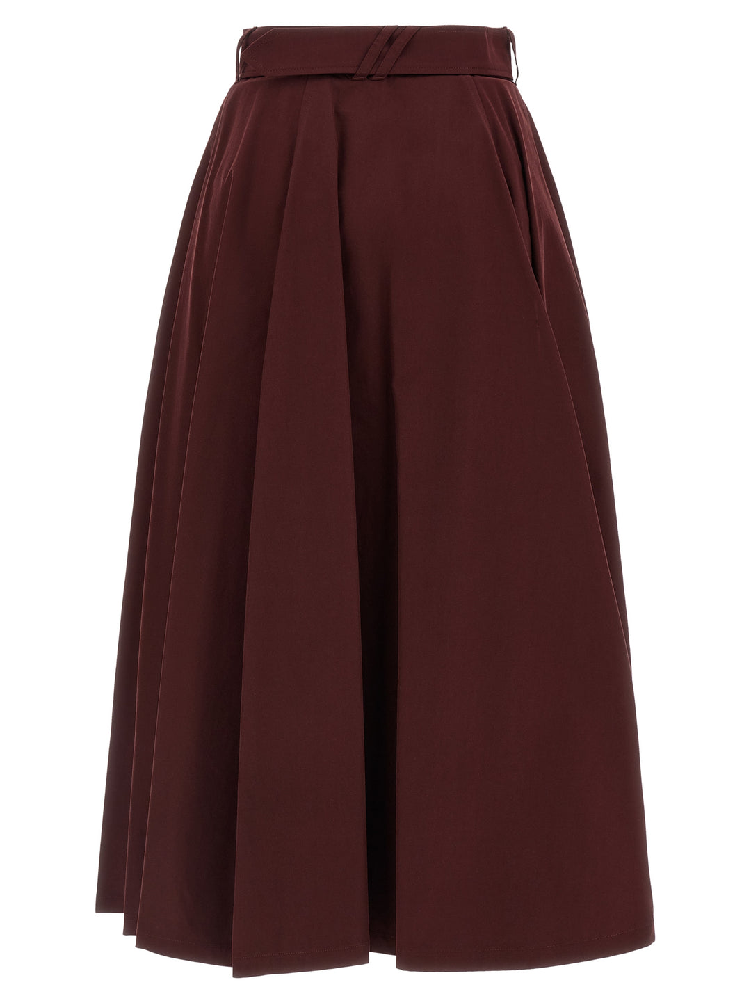 Burberry Gabardine Trench Coat Skirt Skirts - Bordeaux | 181c4fe767bd1298560a7cca5575cef0b4c2c0cf