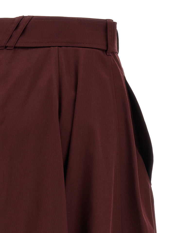 Burberry Gabardine Trench Coat Skirt Skirts - Bordeaux | 28b4fcab5cbaa42c61cb2e8a446cce1ce6f4d4a2