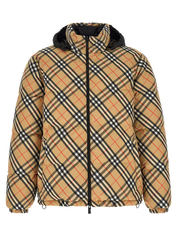 Burberry Snowdon Puffer Jackets - Beige | 238a525585094fa734c5b62983a19ee1644f48b0