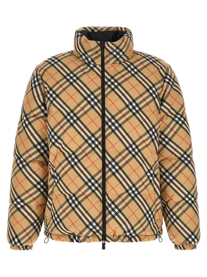 Burberry Snowdon Puffer Jackets - Beige | c98d988416e14e41e67815761b70b35a6fa2ad67