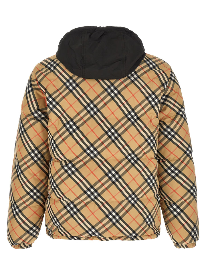 Burberry Snowdon Puffer Jackets - Beige | 4c9a15f2c372a8c58c5acd91765e9cfc8b7e21f6