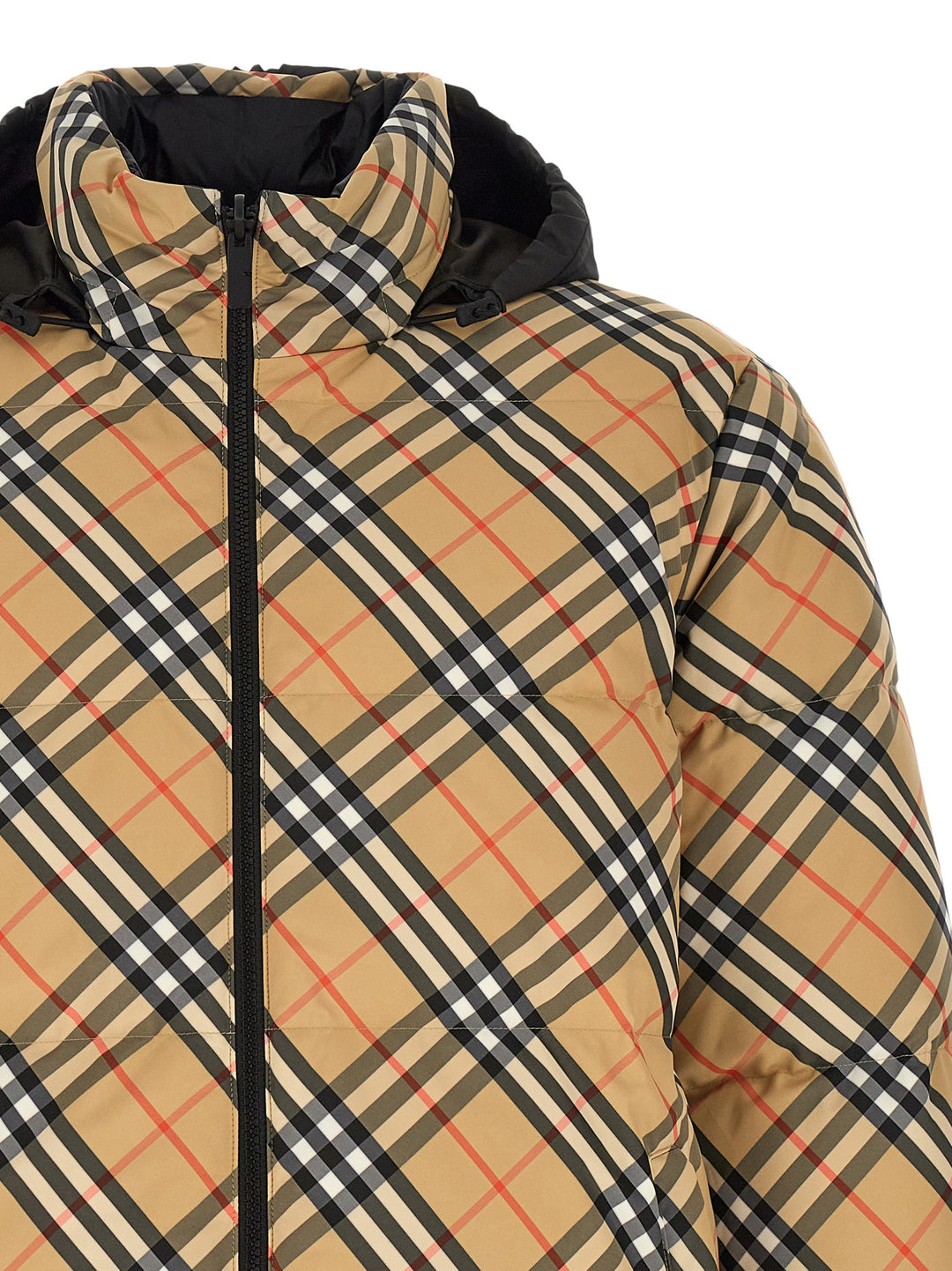Burberry Snowdon Puffer Jackets - Beige | 5508531ccadb8c6d291fba161d6529b1a3b226a7