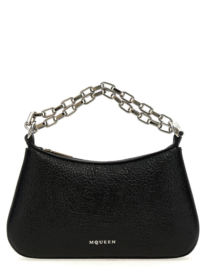 Mcqueen Mcqueen T-Bar Mini Hand Bags - Black | c44a47f23af0be683311b57e17a3083e06cf9c09
