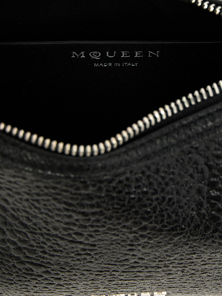 Mcqueen Mcqueen T-Bar Mini Hand Bags - Black | 09f5a05670b4ea9d8457dccb897bb3b9fb3c02eb