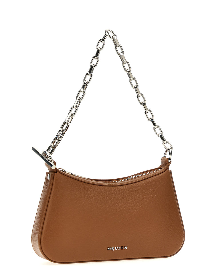 Mcqueen Mcqueen T-Bar Mini Hand Bags - Brown | 070781d620538d81a52b70706cbc89622ae68d5e