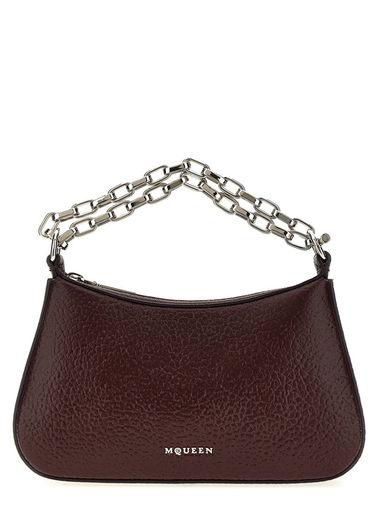 Mcqueen T-Bar Mini Hand Bags Bordeaux