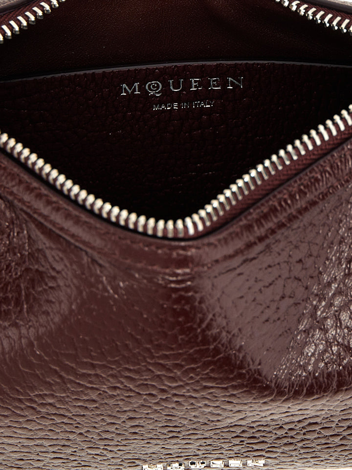 Mcqueen Mcqueen T-Bar Mini Hand Bags - Bordeaux | 7ab3e35ae3173ad793373443c85056f254f88e63