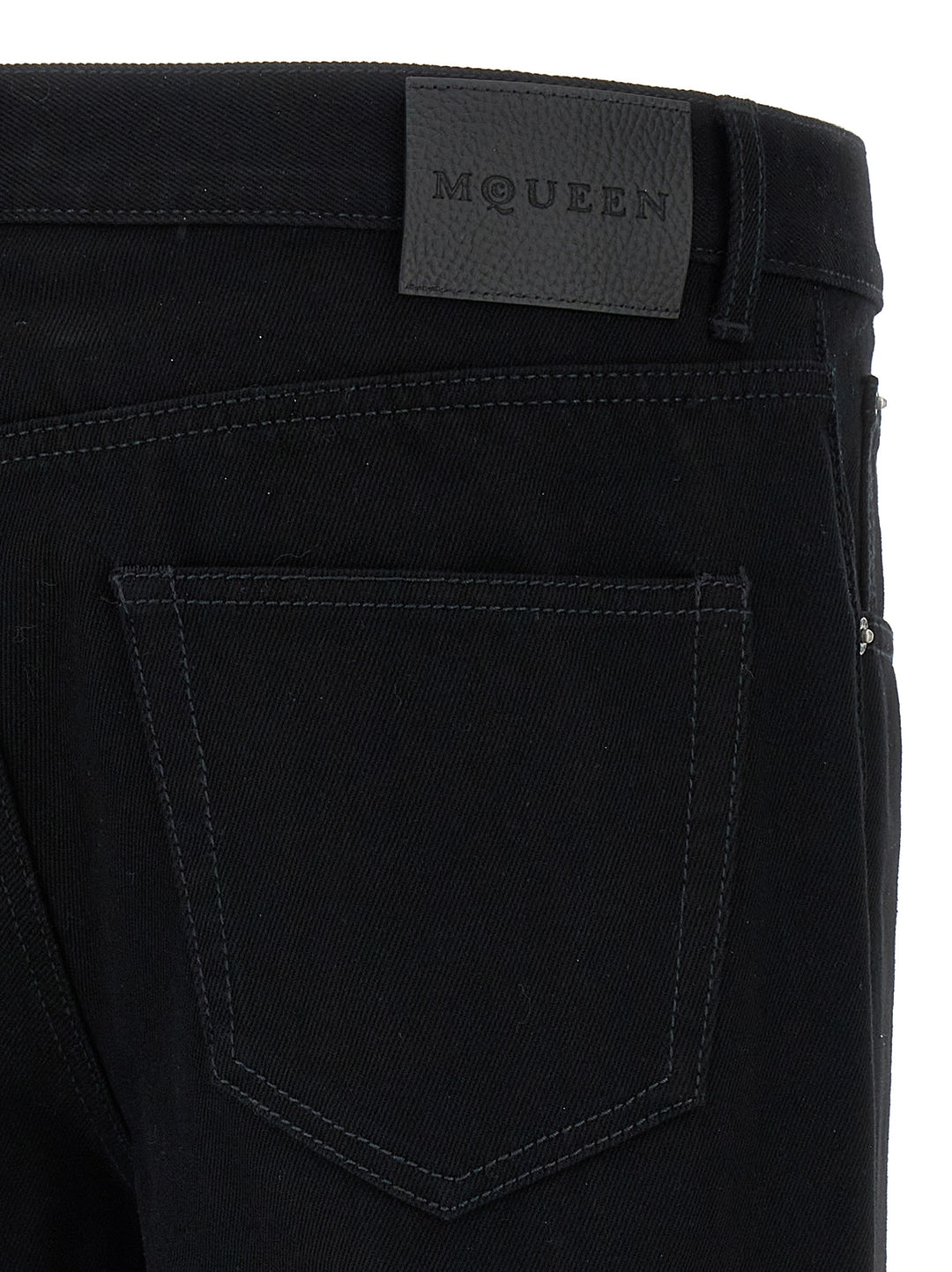Mcqueen Skull Jeans - Black | e9aa55d885dad52d815bad664d1869133d2226ac