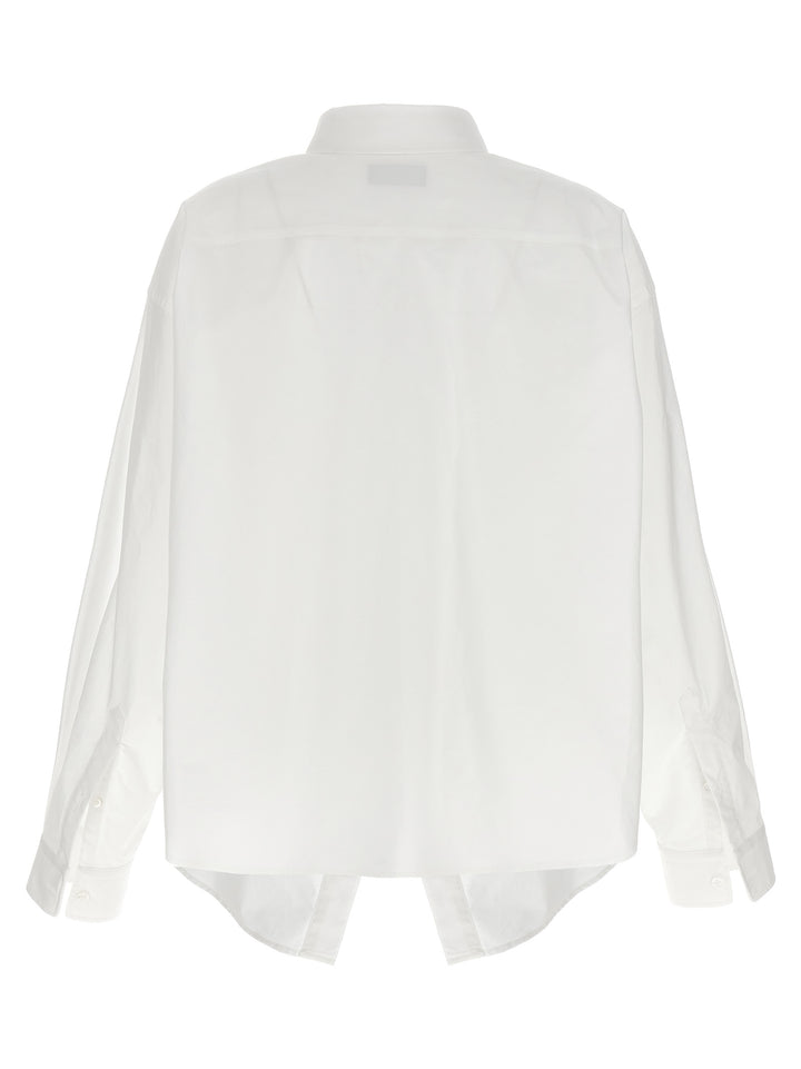 Asymmetric Shirt Shirt, Blouse White