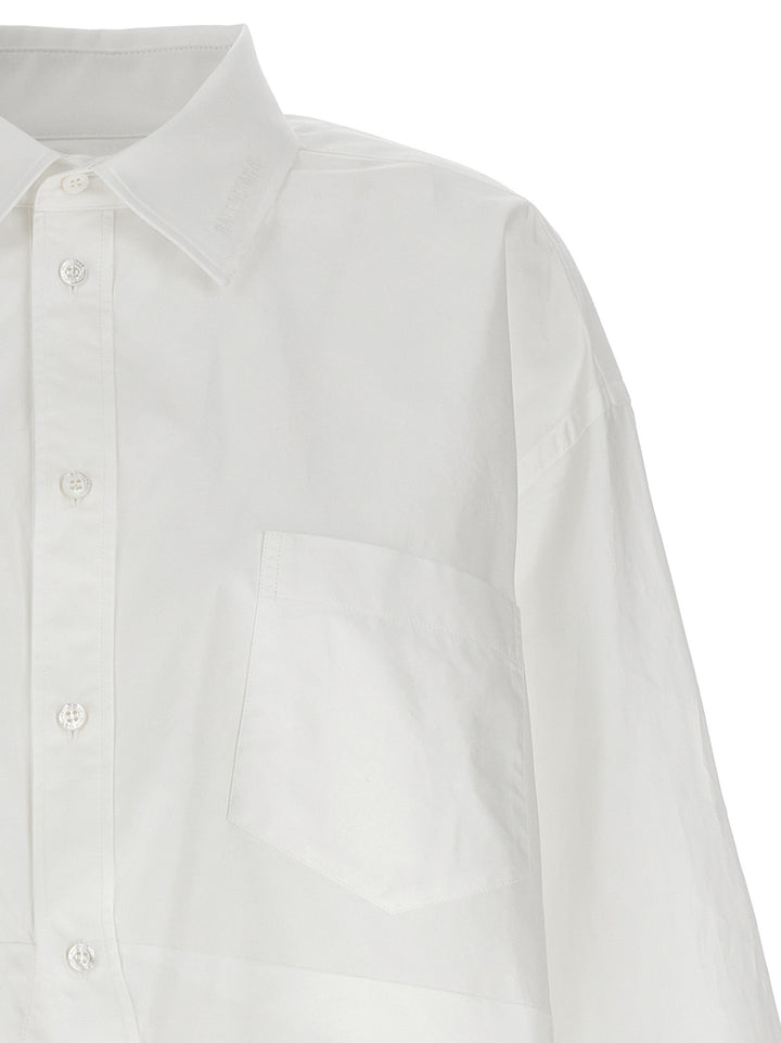 Asymmetric Shirt Shirt, Blouse White