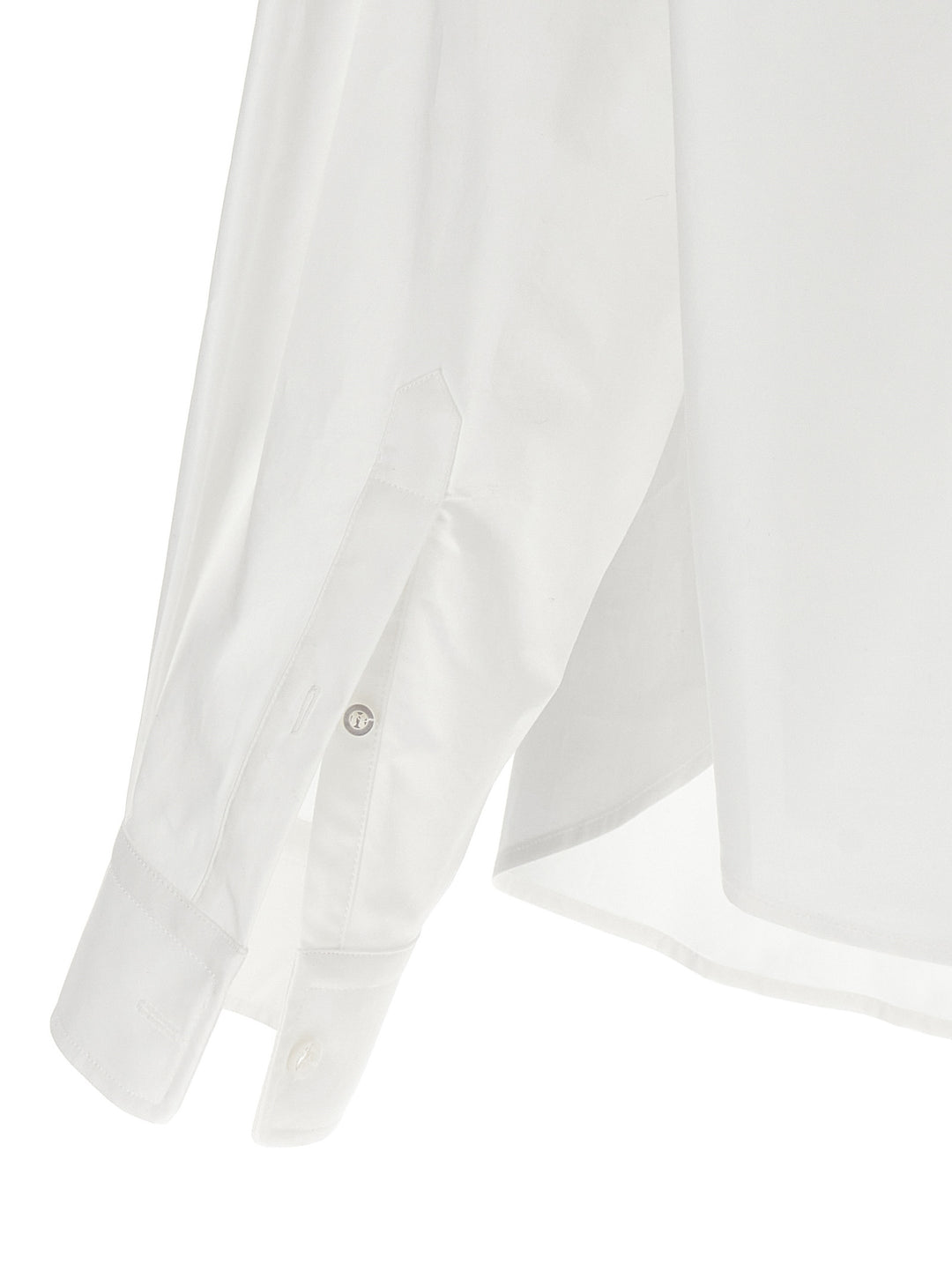 Asymmetric Shirt Shirt, Blouse White