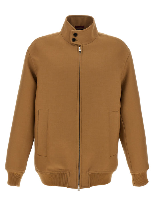 Wool Jacket Puffer Jackets Brown