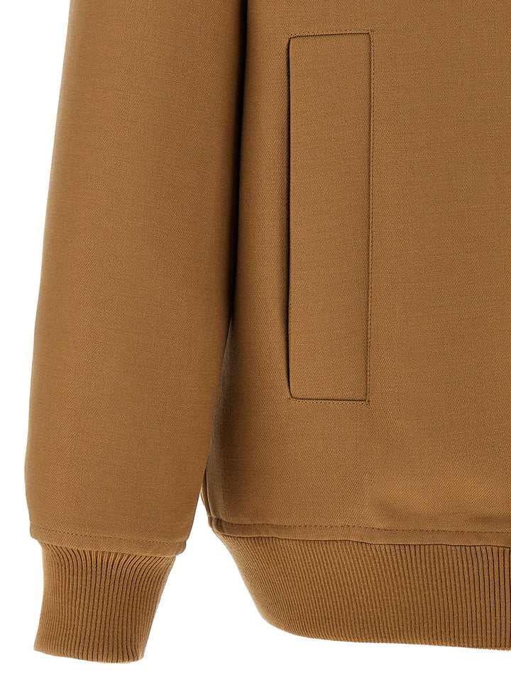 Gucci Wool Jacket Puffer Jackets - Brown | ea3997a5d1d2200e08728c2a972e385483291a0d