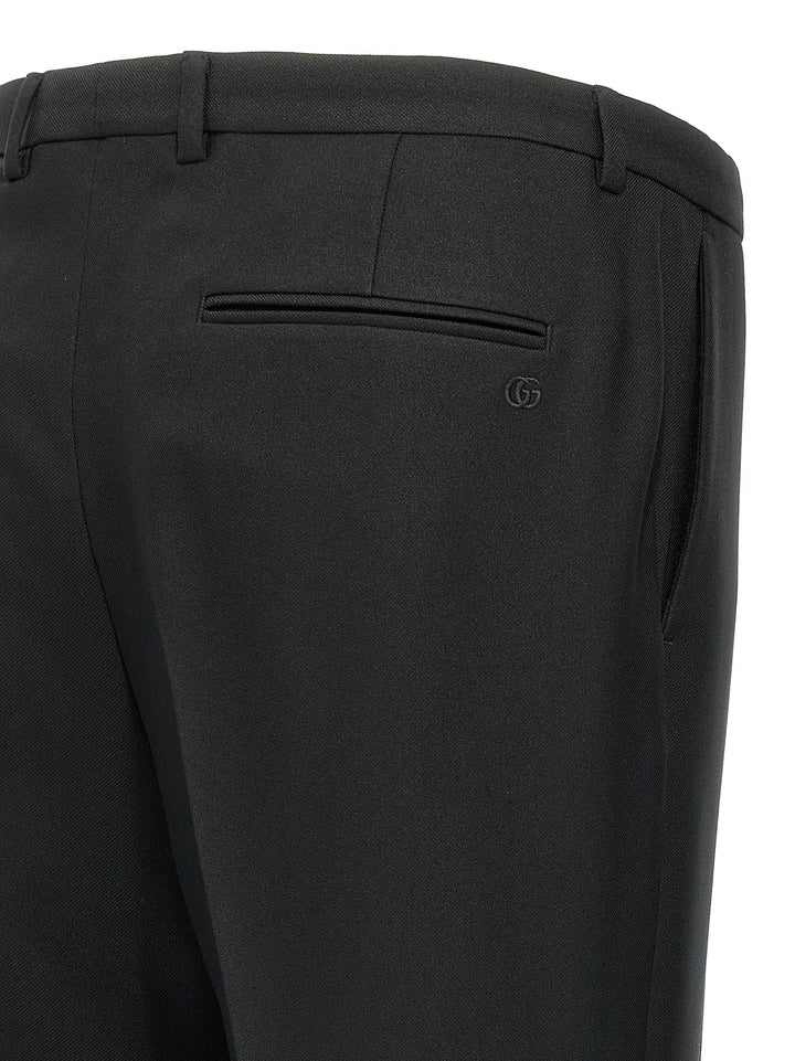 Gucci Twill Pants - Black | c8b506fc037db1b61d0948d64364931b34395dc1