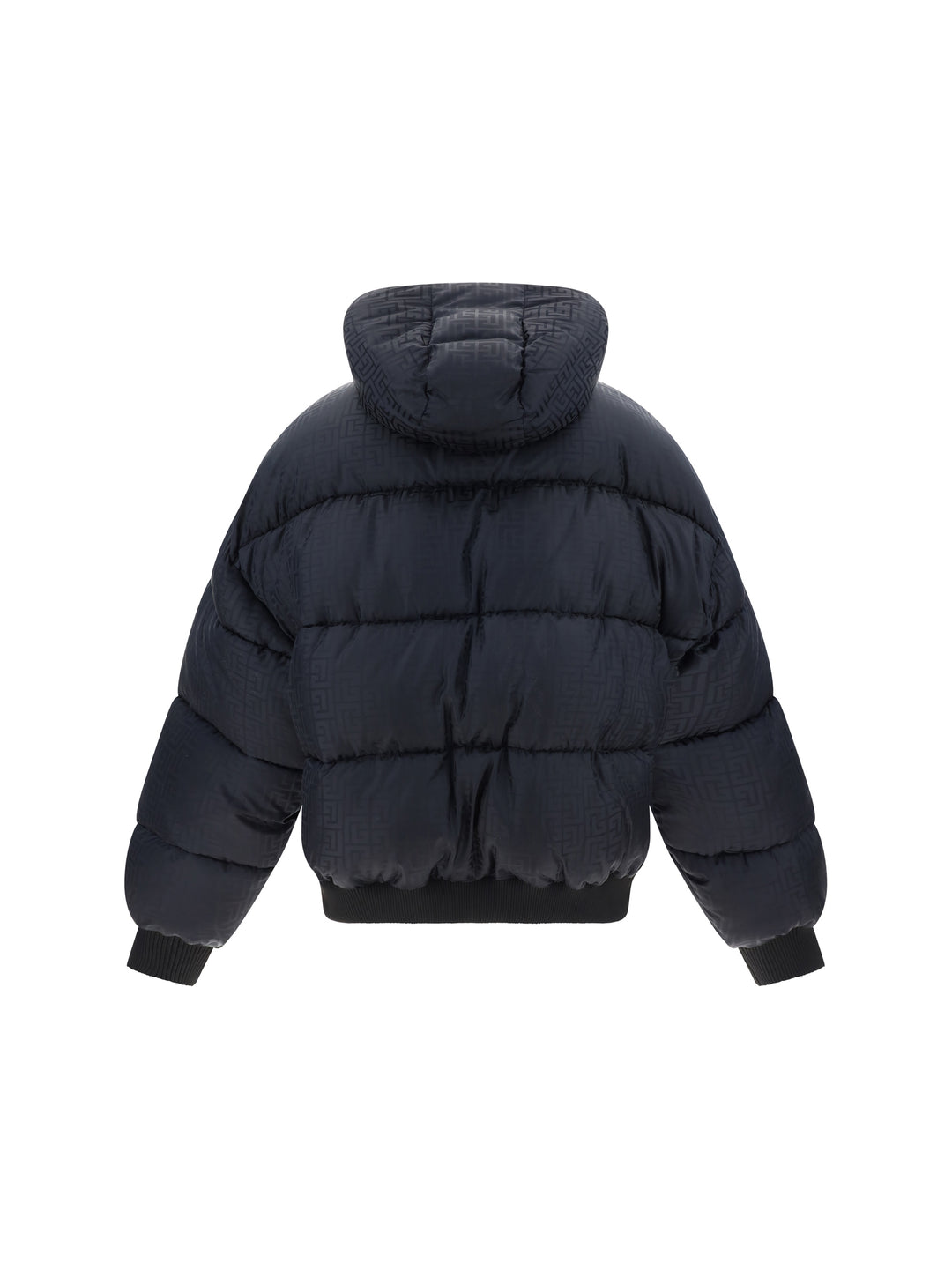 MONOGRAM JACQUARD NYLON PUFFER JACKET