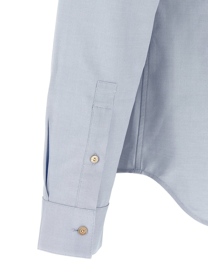 Gucci Web Shirt and Blouse - Light Blue | e87206ffce0a33eeac32c469f17457c1760bd92c