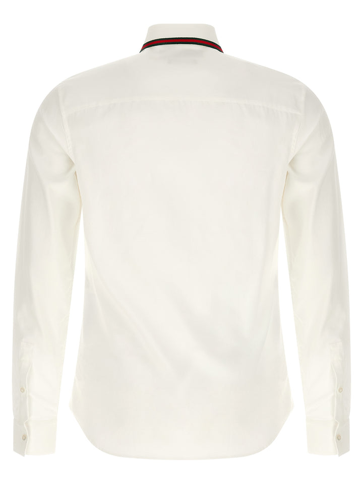 Gucci Nastro Web Shirt and Blouse - White | a7a2bb41a584d84b8de9bf0ca86db31138cd38d9