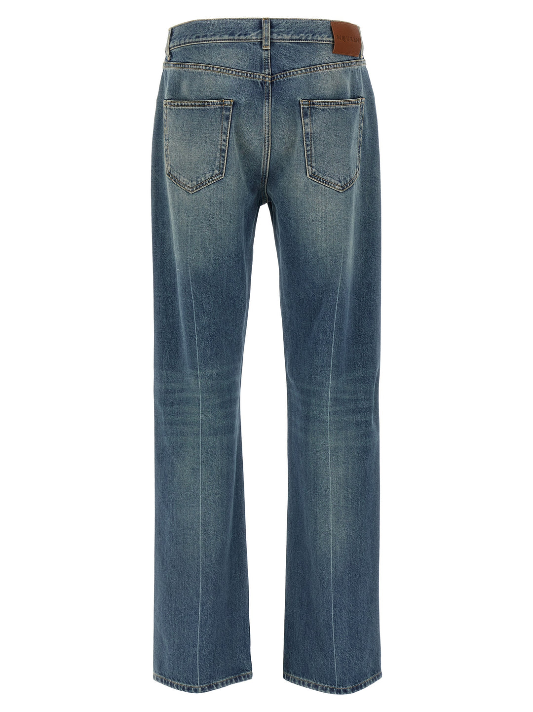 Mcqueen Skull Jeans - Blue | c2e969781d5b904cde706a305b3ba456e015bfb6