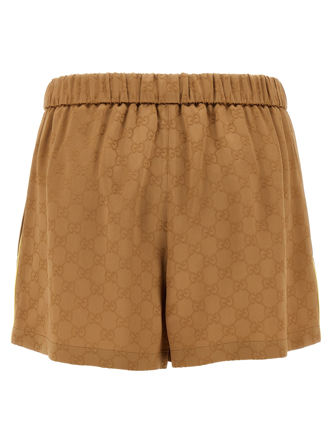 Gucci Satin Shorts Gg Bermuda and Short - Brown | 121e57b2119fb98ed6dcf4a9a7bfd1ffaf6d07fd