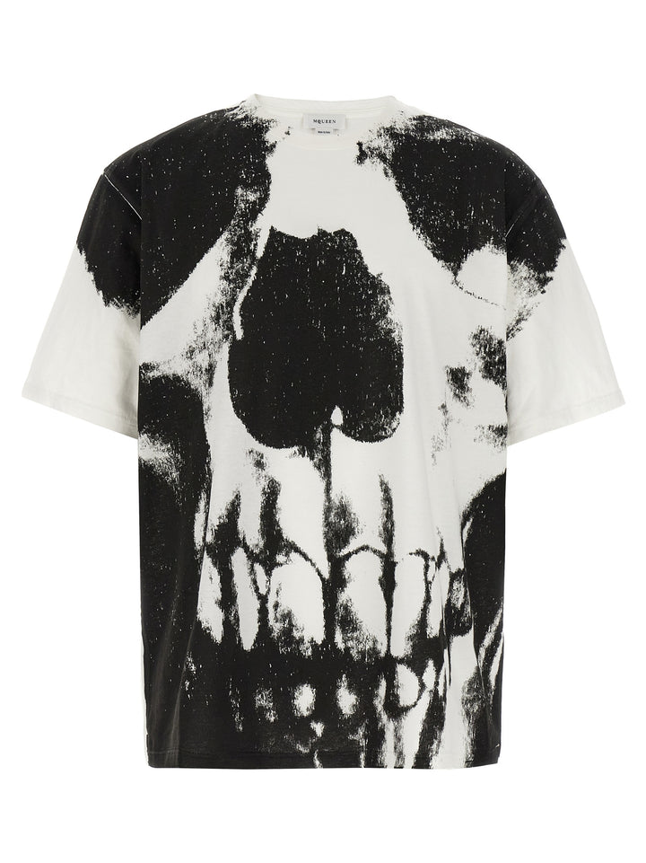 Mcqueen Skull T-shirt - White/Black | b8adf2ca9986f038721a0c8d04f47754eb9a98f6