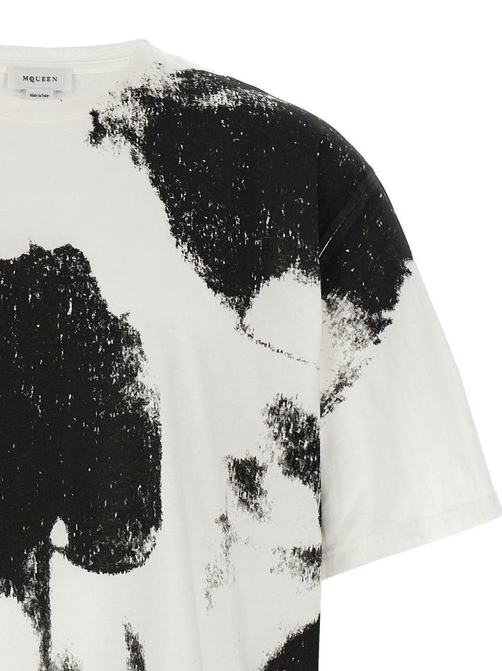 Mcqueen Skull T-shirt - White/Black | 8a4c414ee03aefb14e8983cd9e75738d3e14d4d6