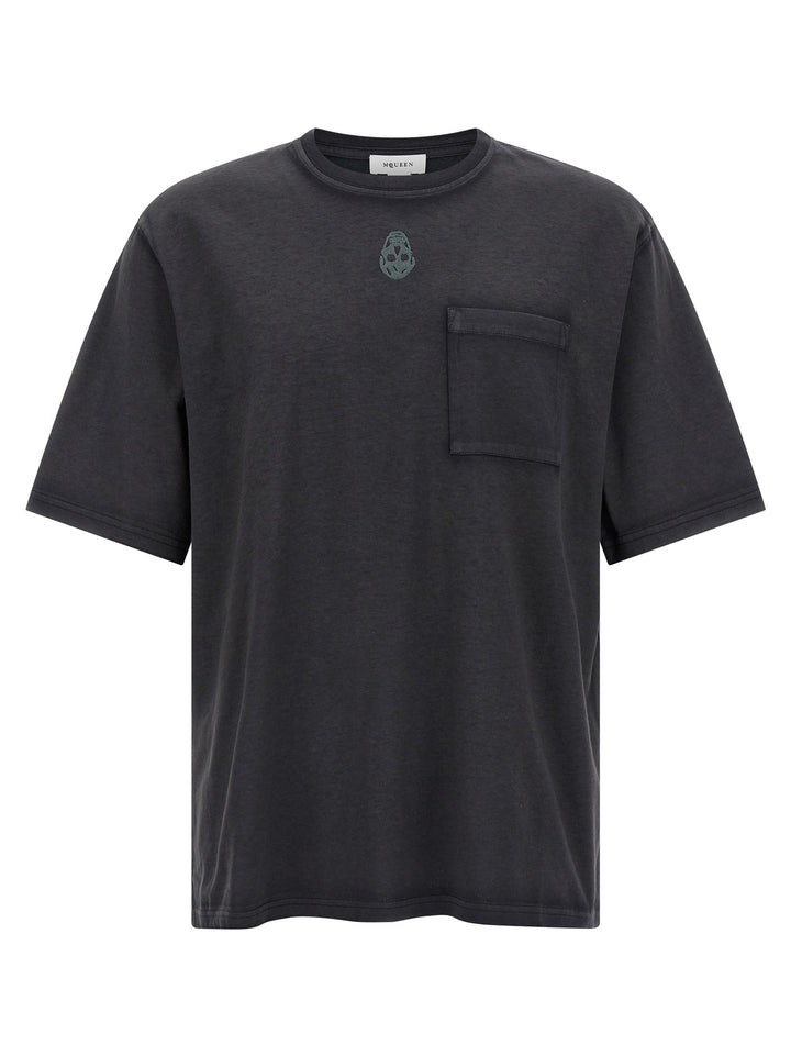 Mcqueen Skull T-shirt - Black | 7f39e05d18b0f8895b54da04fdbfe9efb46e8ecc