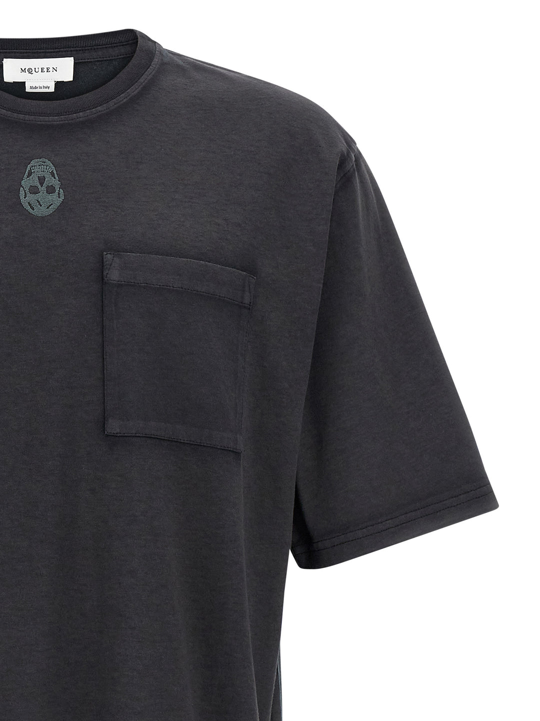 Mcqueen Skull T-shirt - Black | 66b0cf1430706444c944d63be508a520298bcd6e