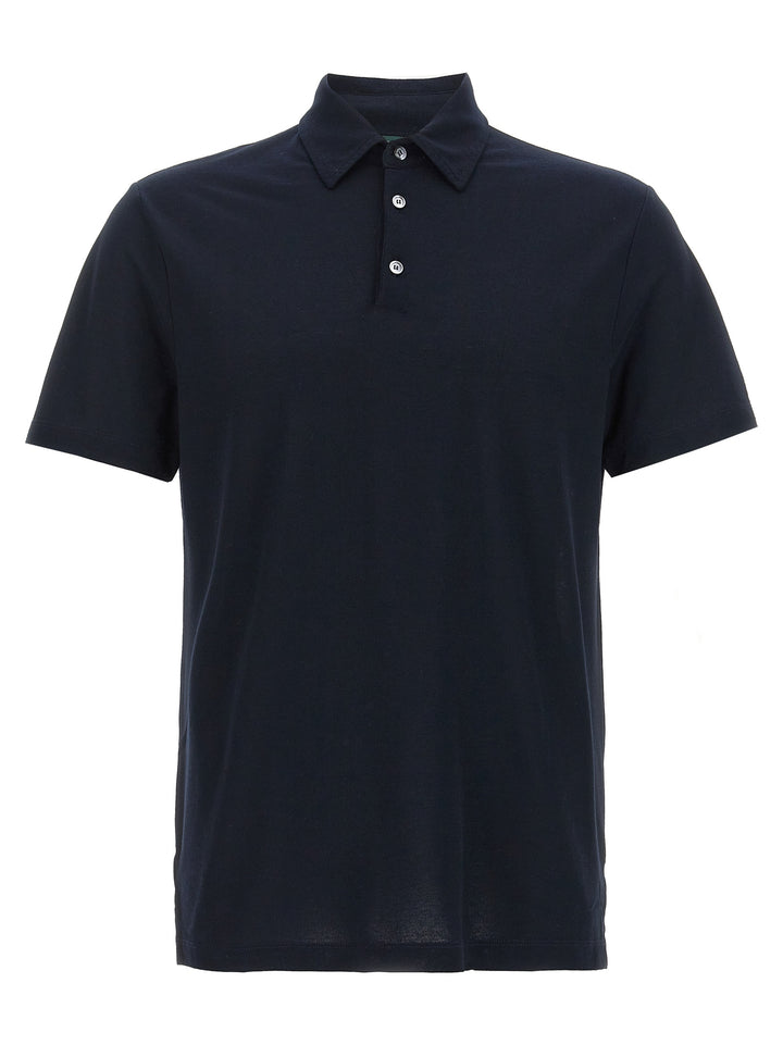 Ice Cotton Polo Blue