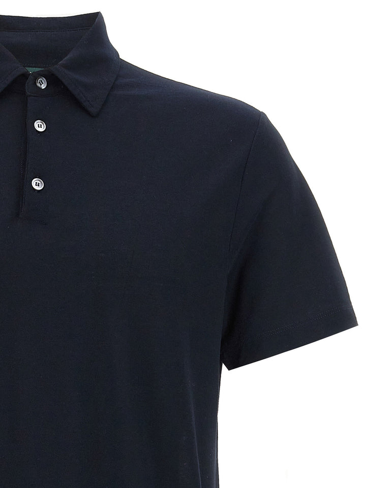 Ice Cotton Polo Blue