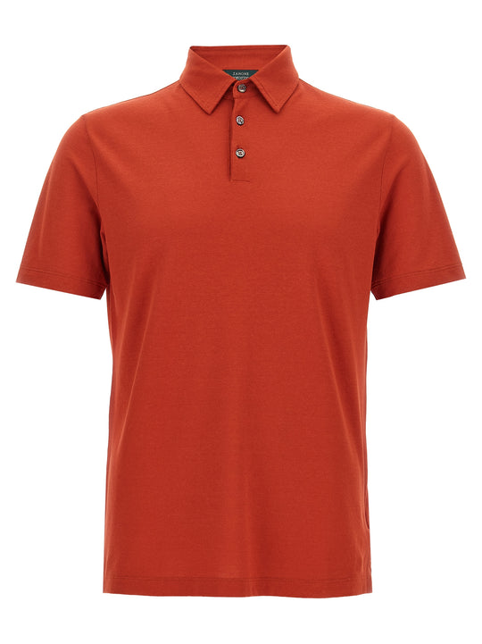 Ice Cotton Polo Orange