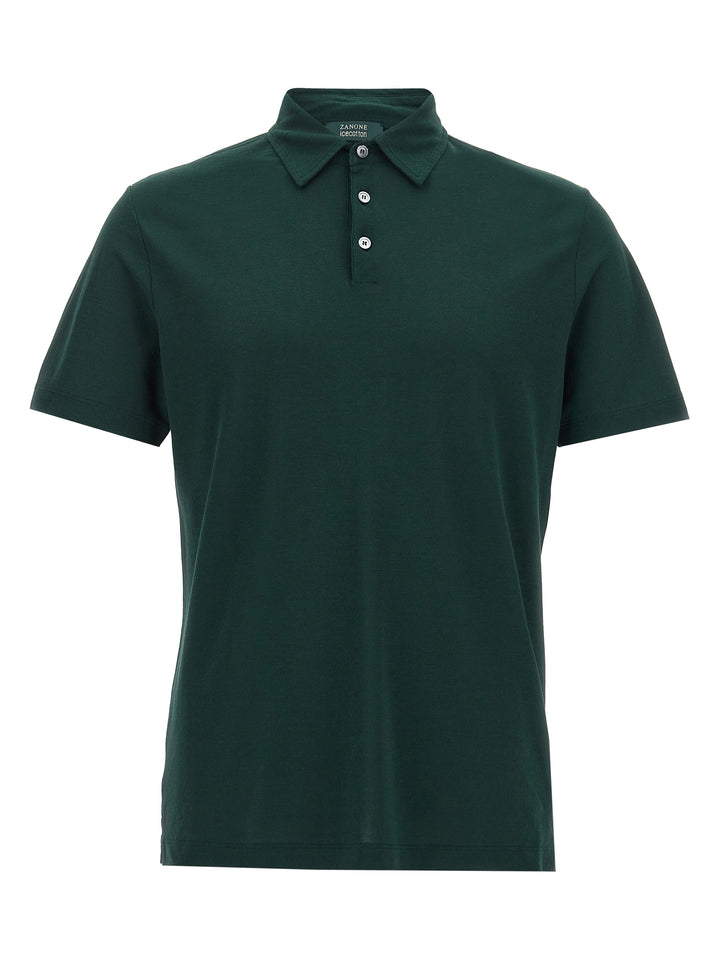 Ice Cotton Polo Green