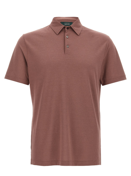 Ice Cotton Polo Brown