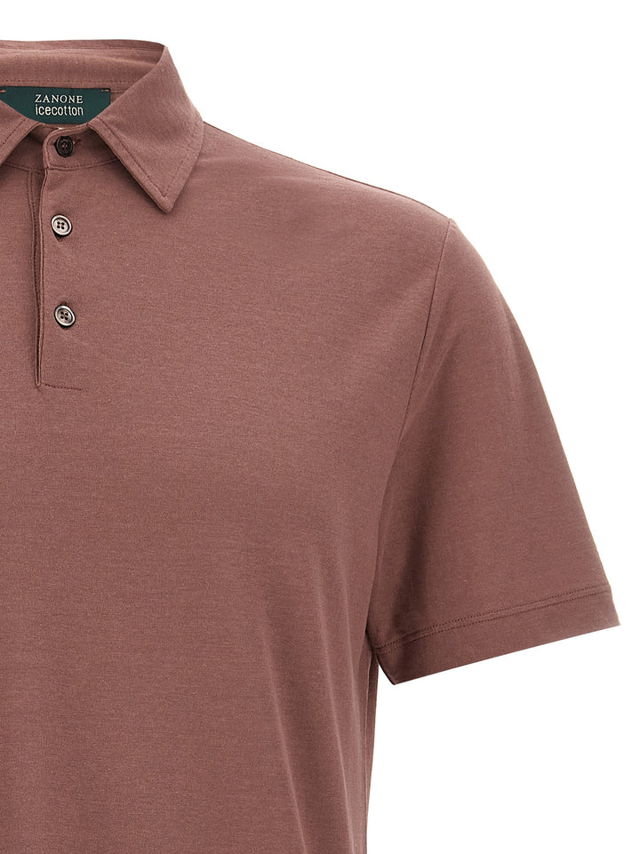 Ice Cotton Polo Brown