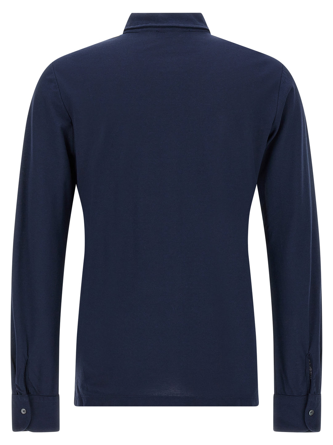 Zanone Ice Cotton Shirt Shirt and Blouse - Blue | 291d8d82f7b6f2db9bcd50310ffd96e6232f762a