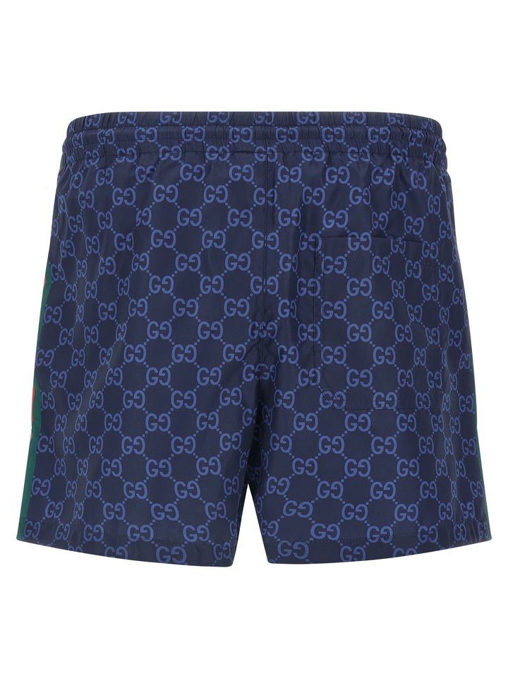 Gucci Nastro Web Beachwear - Blue | 9d49961e31b6906a61316c8f67aa2a5f6d634ca4