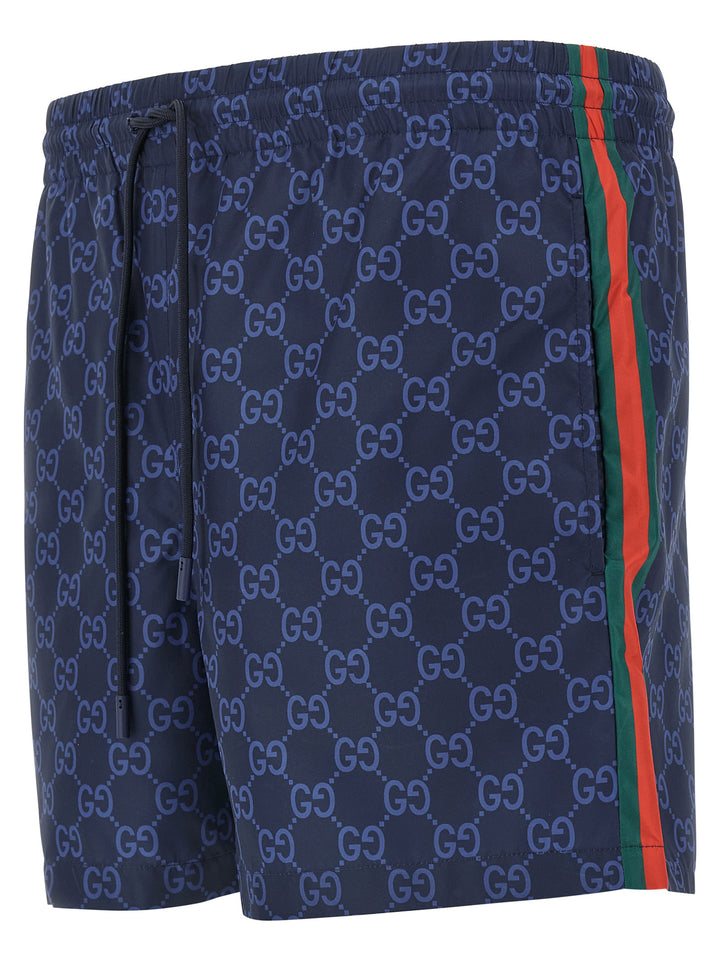 Gucci Nastro Web Beachwear - Blue | a05eb7bf129d37307e5ac8f25f42b37c0f3588ef