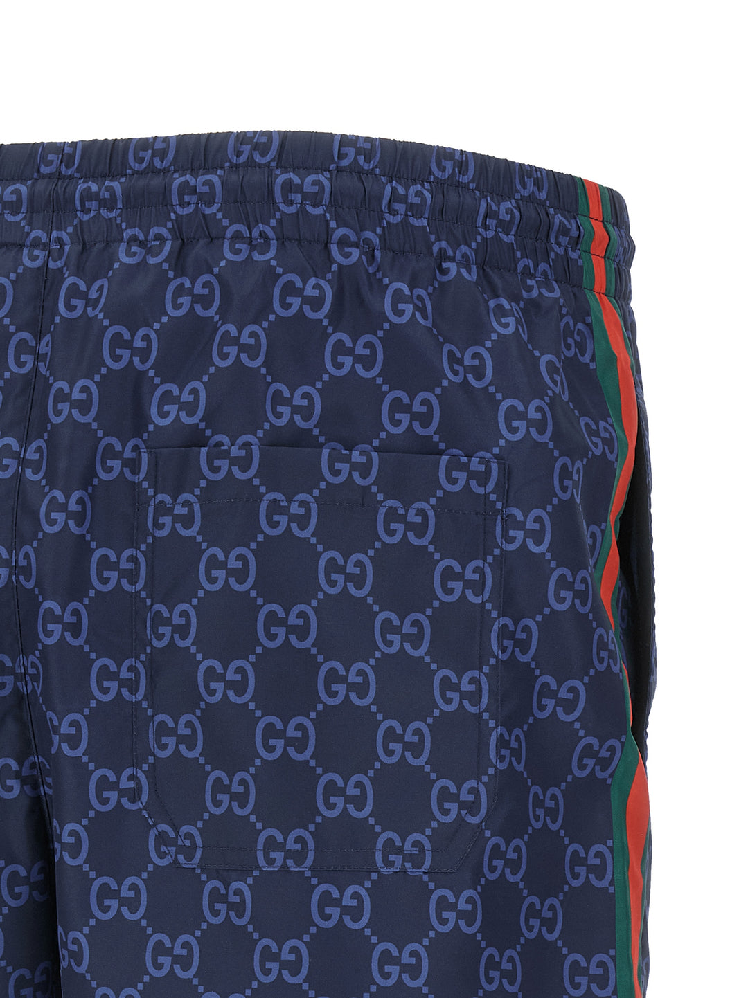 Gucci Nastro Web Beachwear - Blue | d17b44f2302284fbc6abc6ba1d9281bf645e8b87