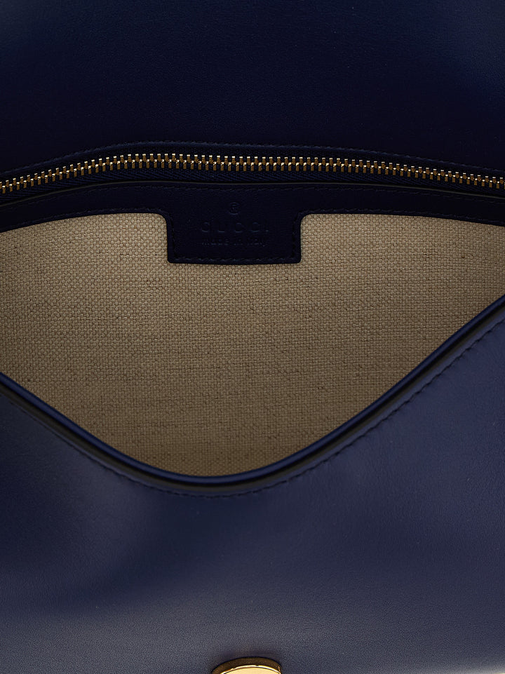 Gucci Gucci Blondie Hand Bags - Blue | 24757c9b4b00796864cd0584dc601ea47bc8c256