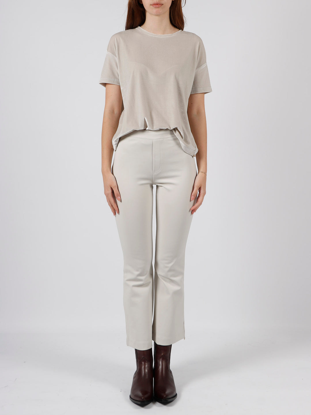 Stretch jersey resort trousers