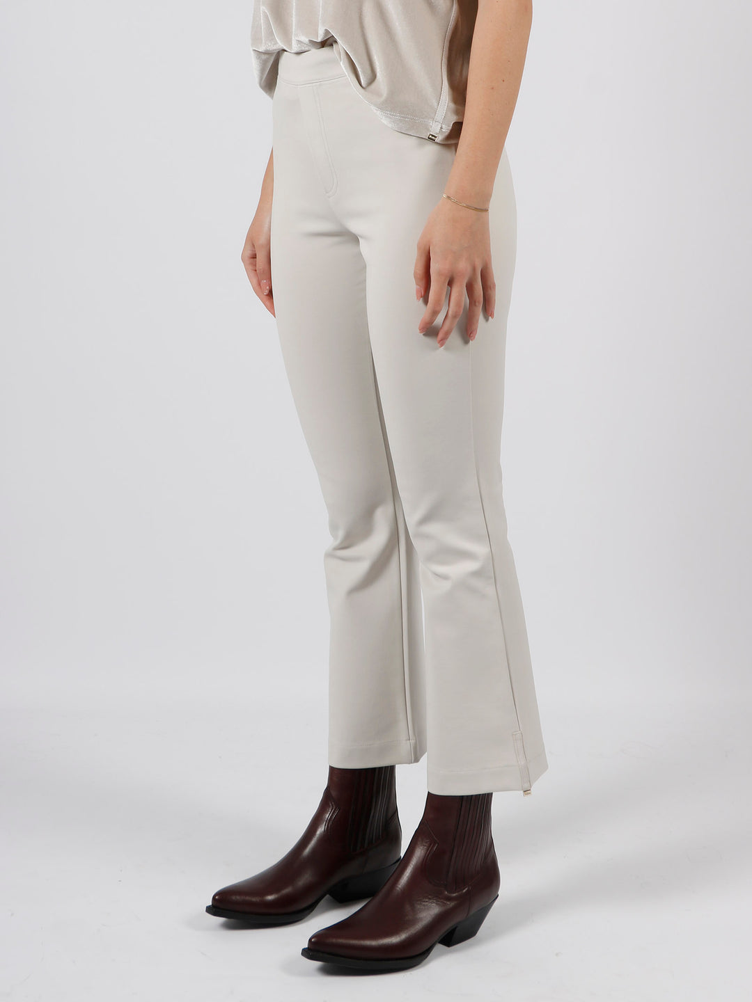 Stretch jersey resort trousers