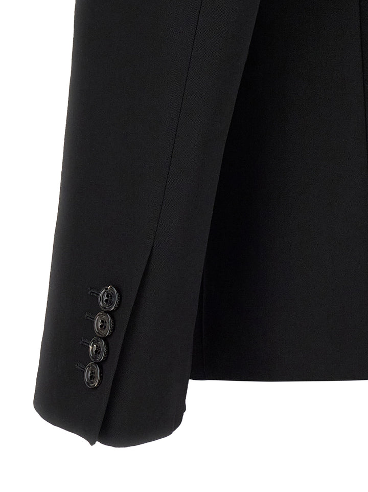 Mcqueen Barathea Blazer - Black | 4b8c6a850364e220c176fcf54cc4ac9c637665ad