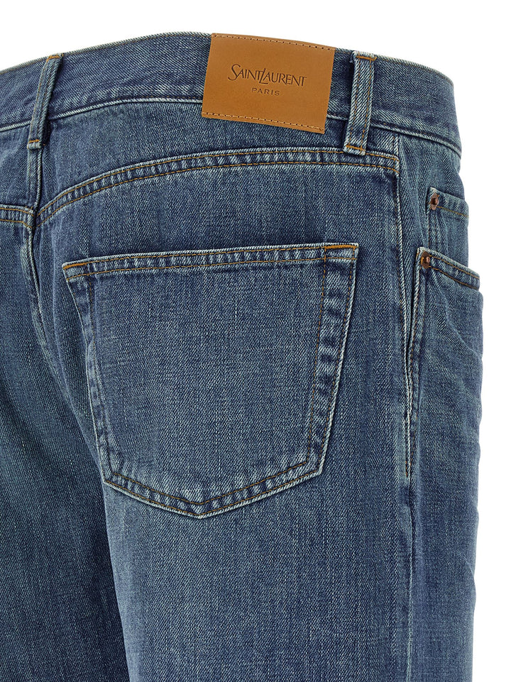Saint Laurent Mick Jeans - Blue | 8837e29f7e779f45767e59269fb51bb4438dae32