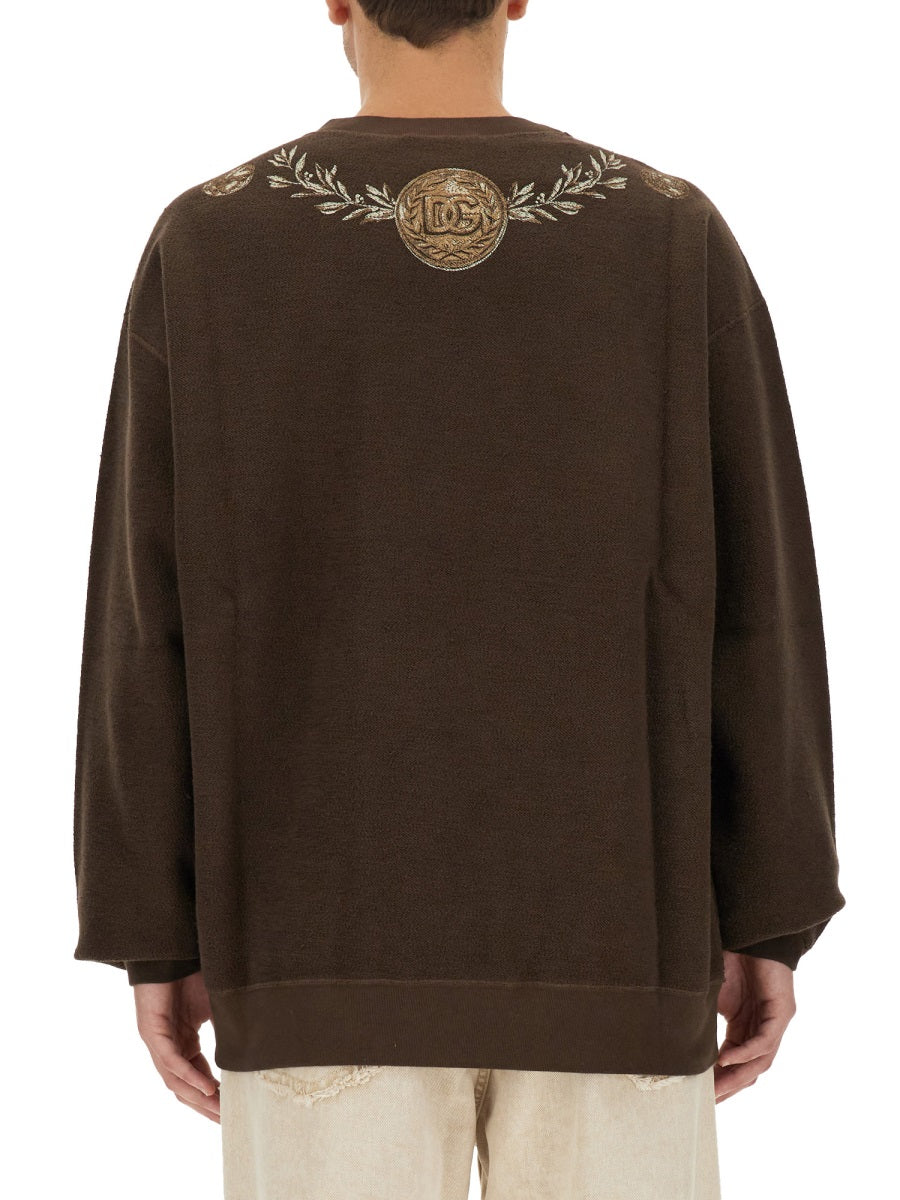 Dolce & Gabbana Sweatshirts - Brown | Wanan Luxury