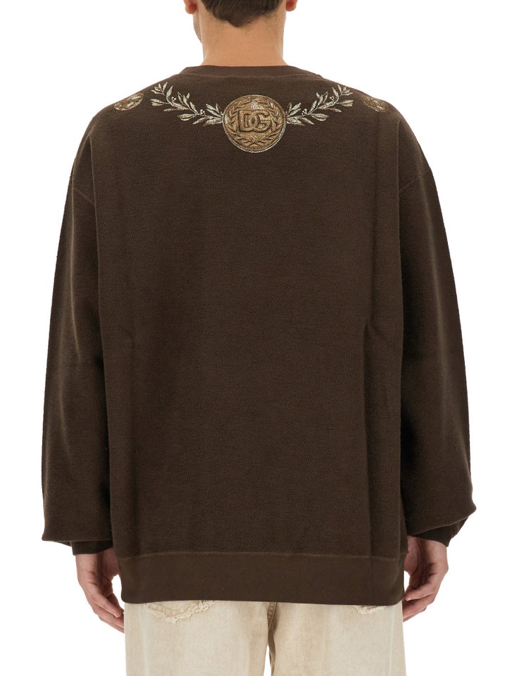 Dolce & Gabbana Sweatshirts - Brown | Wanan Luxury