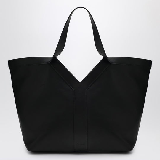 Y Tote Bag In Black Leather