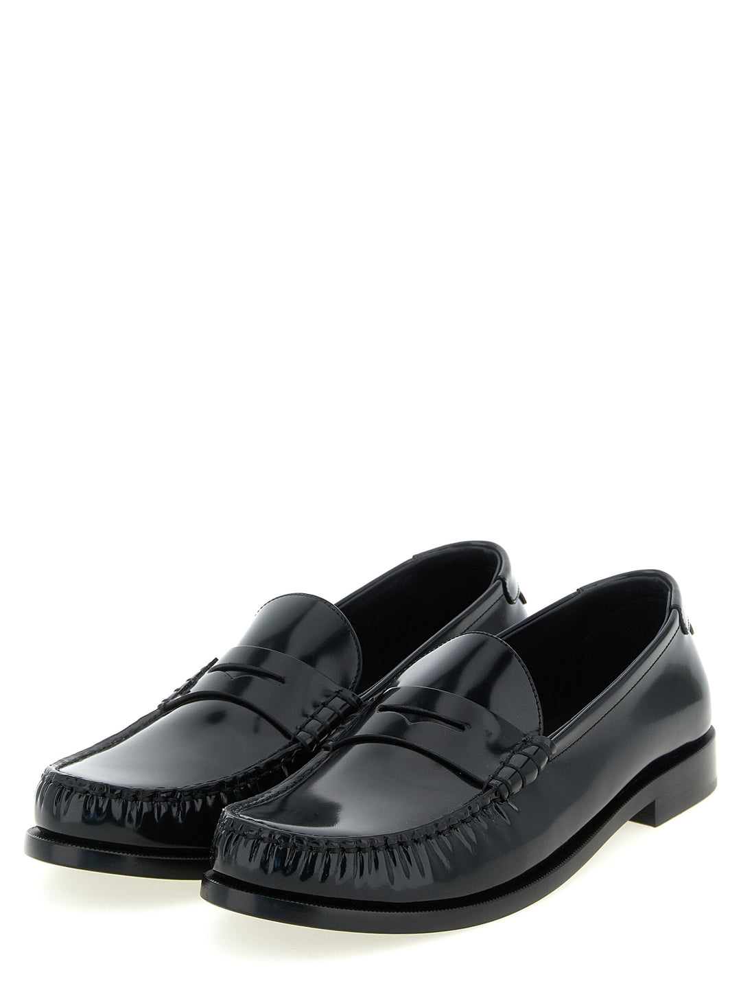 Saint Laurent Le Loafer Loafers - Black | 18b90edf251959822b5e32eefbd7982d888d98bd