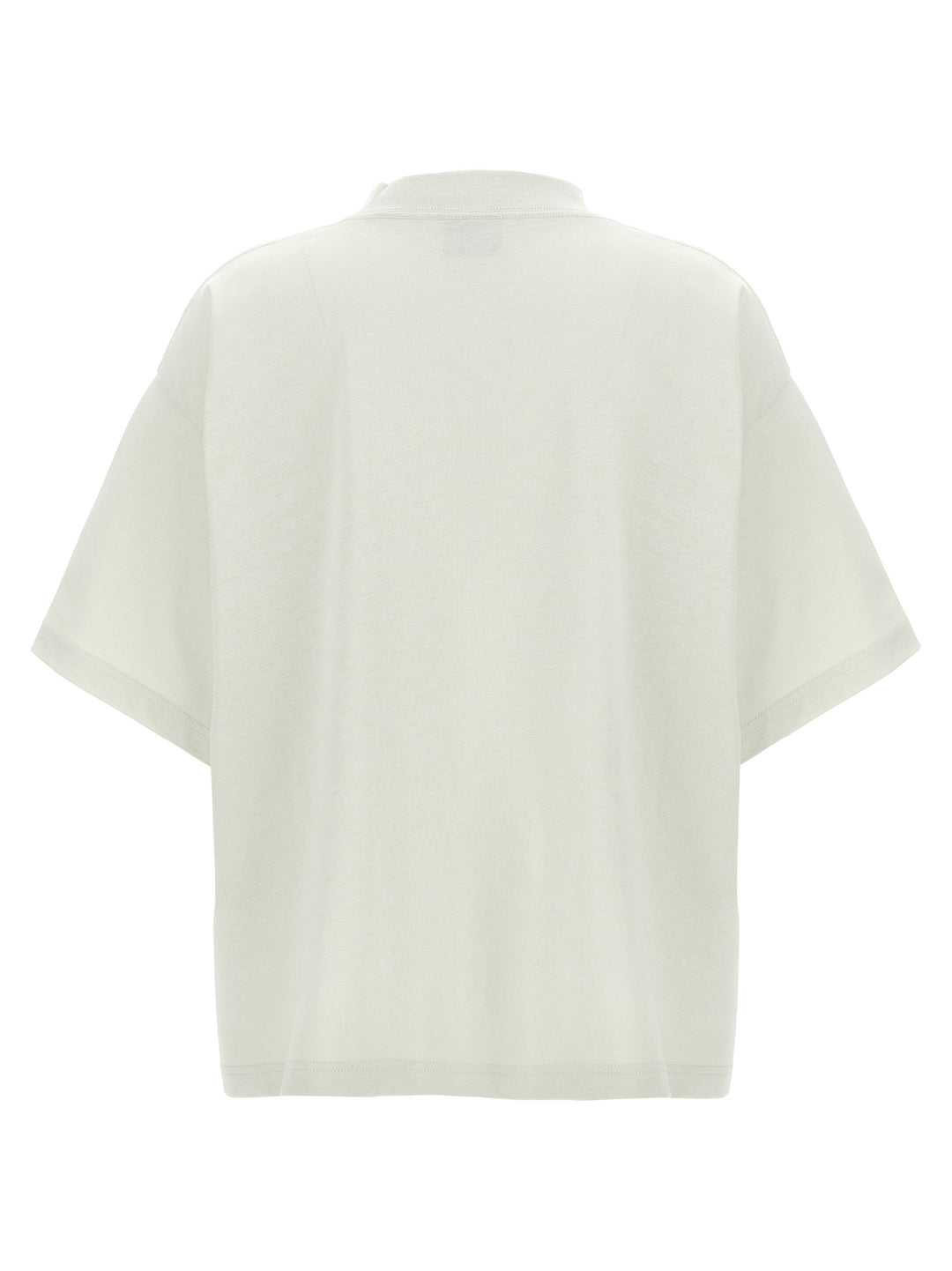 Balenciaga Cropped Logo T-shirt - Gray | fd95dbc166f3320978dabcb124e123e62f0fdaf7